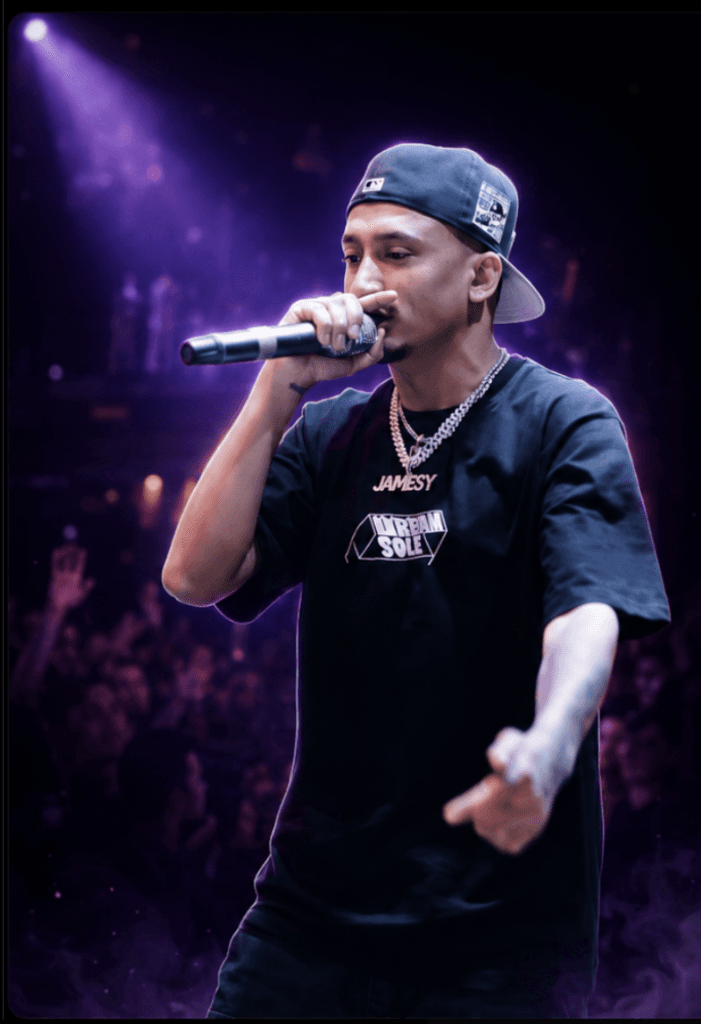 JAMESY performing live